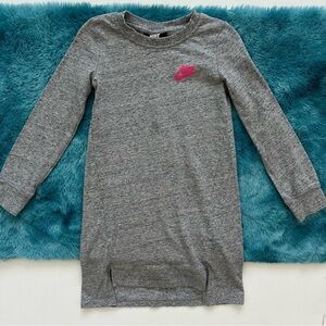 Nike Girls Long Sleeve T-shirt Dress Size S 4-5 Years